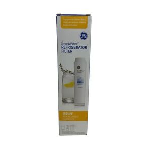 GE SmartWater GSWF Refrigerator Water Filter Replacement Cartridge Genuine White